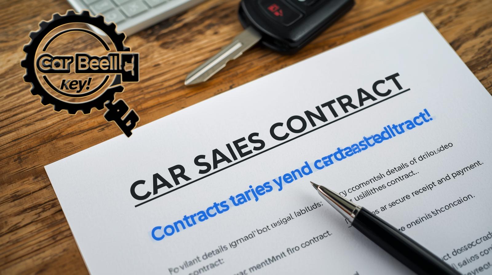 中古車買賣簽約事項